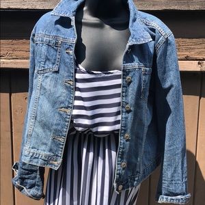 Dark blue denim jacket